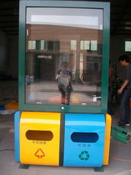戶外廣告垃圾箱批發零售，弘盛廣告制品廠專業制造